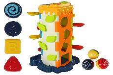 Aktyvumo centras Lean Toys Game House Piano Track LT9428, 36 cm, įvairių spalvų