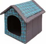 Gyvūno guolis Hobbydog Dog's House, mėlynas/pilkas, 44 cm x 38 cm