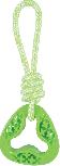 Žaislas šuniui Zolux Rope Samba Triang 479121VER, 26 cm, žalias, 26 cm