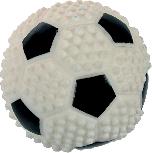 Žaislas šuniui Zolux Squeaky Spiney Soccerball 480772, 7.6 cm, Ø 7.6 cm, baltas