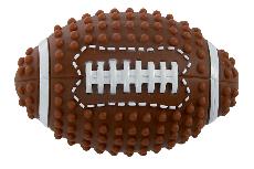 Žaislas šuniui Zolux Squeaky Spiney American Football 480774, 10.5 cm, rudas