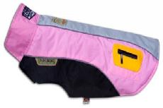 Paltas šunims Karlie Flamingo Touchdog, juoda/rožinė/pilka, S