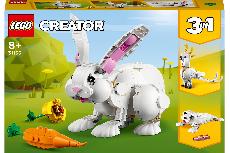 Konstruktorius LEGO® Creator 3 v 1 Baltasis triušis 31133, 258 vnt.