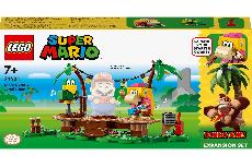 Konstruktorius LEGO® Super Mario™ Kongės Diksės džiunglių pramogų rinkinys 71421, 174 vnt.