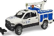 Žaislinis automobilis Bruder Service Truck RAM 2500 02509, mėlyna/balta