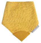 Seilinukas Canpol Bib With Teether 26/902, geltonas, tekstilė/silikonas, 0 mėn.