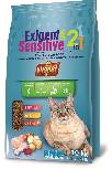 Sausas kačių maistas Vitapol Exigent Sensitive 2 in 1, vištiena/kalakutiena, 10 kg