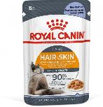 Šlapias kačių maistas Royal Canin Hair & Skin, žuvis/vištiena, 0.085 kg, 12 vnt.