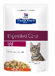 Šlapias kačių maistas Hill's Prescription Diet Digestive Care with Chicken I/D, vištiena, 1.02 kg, 12 vnt.