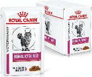 Šlapias kačių maistas Royal Canin Renal R21821K, jautiena, 0.085 kg, 12 vnt.