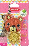 Žaislas katėms su katžole Zolux Lovely 580721, rudas/oranžinis, 7 cm
