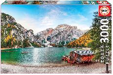 Dėlionė Educa Braies Lake At Autumn 111334, 85 cm x 120 cm