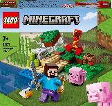 Konstruktorius LEGO® Minecraft® Creeper™ pasala 21177, 72 vnt.