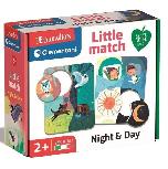 Lavinimo žaislas Clementoni Little Match Night And Day 16716, įvairių spalvų