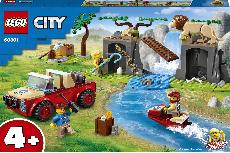 Konstruktorius LEGO City Laukinės gamtos gelbėtojų visureigis 60301, 157 vnt.