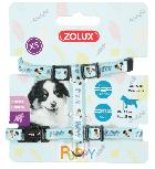 Reguliuojamos petnešos šunims Zolux Mascot, mėlyna, 220 - 350 mm x 80 mm, 22-35