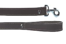 Pavadėlis Zolux Leather Lined, rudas, 1 m x 25 mm