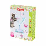 Elektroninis kačių žaislas Zolux Cat Player 2, baltas