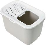 Uždaro tipo kačių tualetas Savic Hop-In 8883, baltas/smėlio, uždaras, 58.5 cm x 39 cm x 39.5 cm