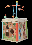 Lavinamasis kubas Gerardo's Toys Activity Cube 10896082, 17 cm, įvairių spalvų