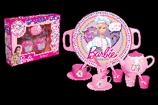 Žaislinis arbatos rinkinys Dede Barbie Tea Set, rožinė