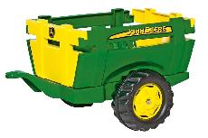 Priekaba Rolly Toys rollyHalfpipe Farm Trailer, geltonas/žalias