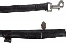 Pavadėlis Zolux Mac Leather 522015NO, juodas, 1.2m x 1.5cm