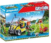 Konstruktorius Playmobil City Life Rescue Cart 71204, plastikas