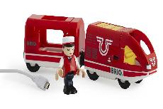 Žaislinis traukinys Brio Travel Rechargeable Train, 3.7 cm