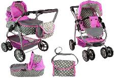 Lėlių vežimėlis Lean Toys 2in1 14956