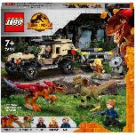 Konstruktorius LEGO Jurassic World Piroraptoriaus ir dilofozauro transporteris 76951
