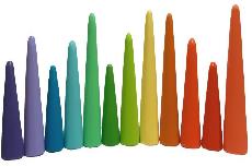 Lavinimo žaislas Wood&Joy Pastel Colour Rectangular Trays 109TRS1142, įvairių spalvų