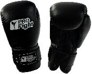 Bokso pirštinės ProFight Boxing Gloves, juoda, 12 oz