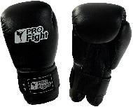Bokso pirštinės ProFight Boxing Gloves, juoda, 10 oz