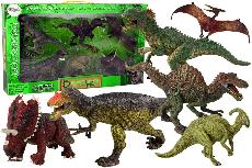 Figūrėlių rinkinys Lean Toys Dinosaurs, 6 vnt.