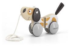 Stumiamas žaislas VIGA PolarB Pull Along Puppy 44043, 10.8 cm, įvairių spalvų