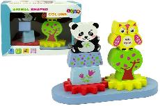Lavinimo žaislas Lean Toys Animal Shaped Column 10139, 16 cm, įvairių spalvų