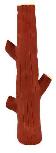 Žaislas šuniui Barry King Twig 15115, 7 cm, rudas