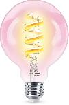 Lemputė Philips Wiz LED, G95, įvairių spalvų, E27, 6.3 W, 470 lm