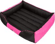 Gyvūno guolis Hobbydog Comfort CORROZ17, juodas/rožinis, XXL