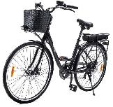 Elektrinis dviratis Beaster BS107B, 28", 28", 250 W, 10 Ah, juoda