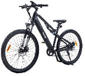 Elektrinis dviratis Beaster BS109B, 27.5", 250 W, 10.4 Ah, juoda