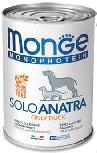 Šlapias šunų maistas Monge, antiena, 0.4 kg