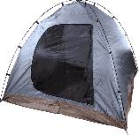 Trivietė palapinė Besk Camping Tent 118091, pilka