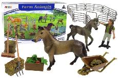 Figūrėlių rinkinys Lean Toys Farm Animals 12388, 8 vnt.