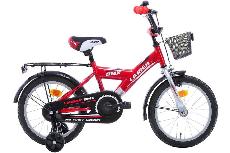 Vaikiškas dviratis Limber Monteria, baltas/juodas/raudonas, 20", 20"