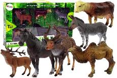 Rinkinys Lean Toys Forest And Farm Animals 12280, 12 cm, 6 vnt.