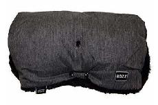 Pirštinės, tvirtinamos prie vežimėlio rankenos Bozz Melange, juoda