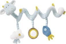 Žaislas vežimėliui BabyFehn Spiral Dragon, mėlyna/geltona