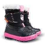 Žieminiai batai su natūralia vilna Demar Bear 1507B, juoda/rožinė, 28 - 29